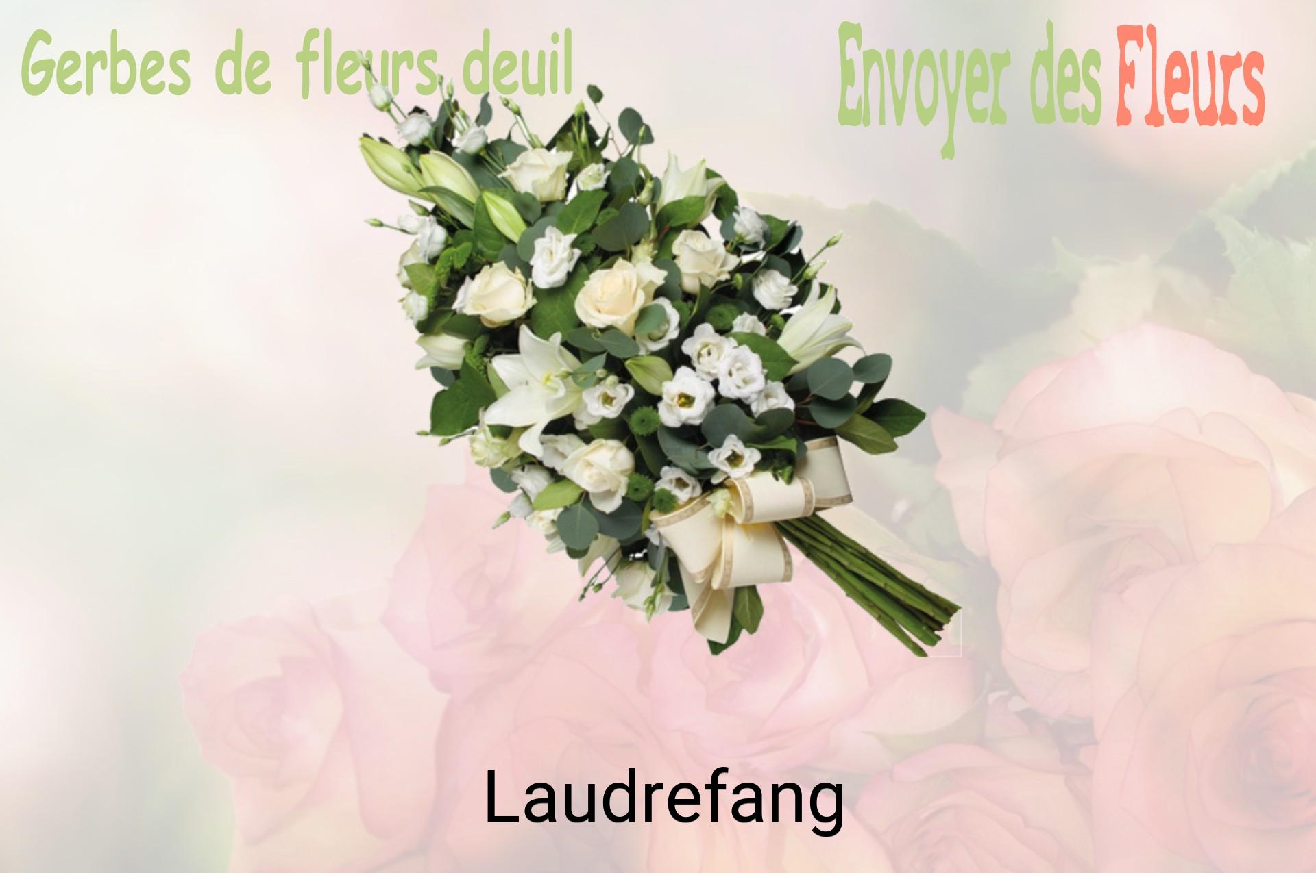 Gerbe de fleurs de deuil livrée à Laudrefang